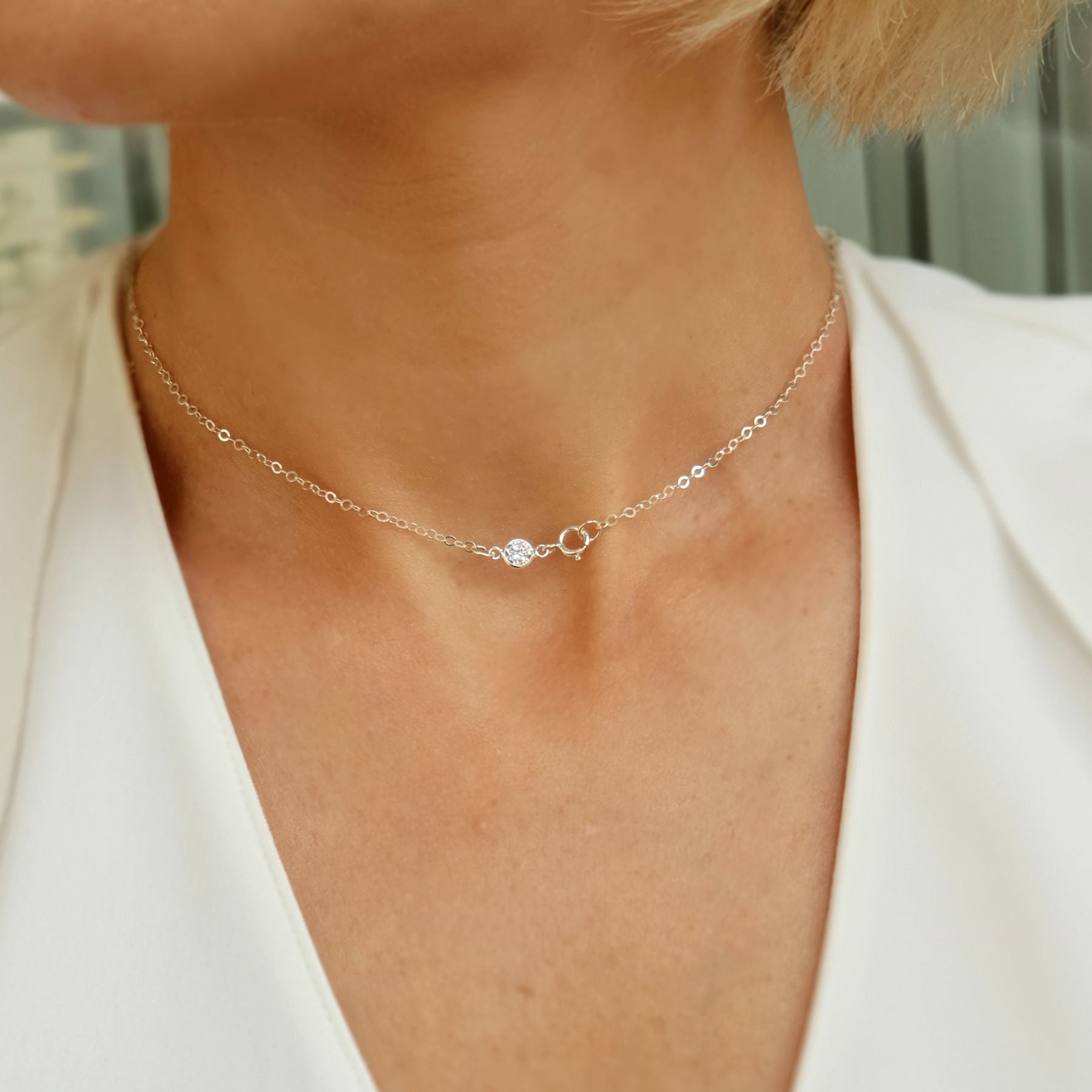 Heart Lariat Necklace Diamond Accents Sterling Silver | Kay